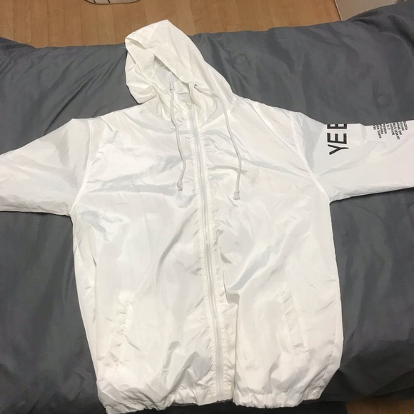 white yeezy jacket
